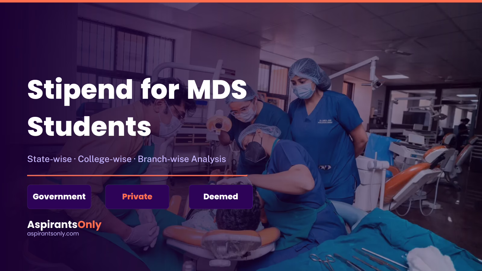 Stipend for MDS Students